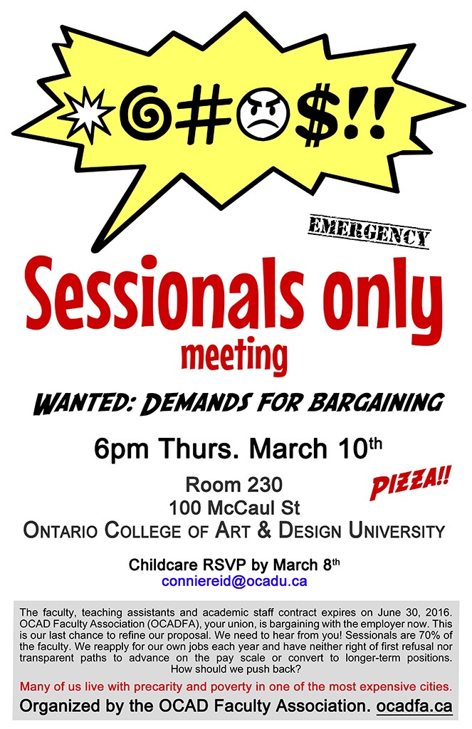 Poster for Sessional-Only Meeting