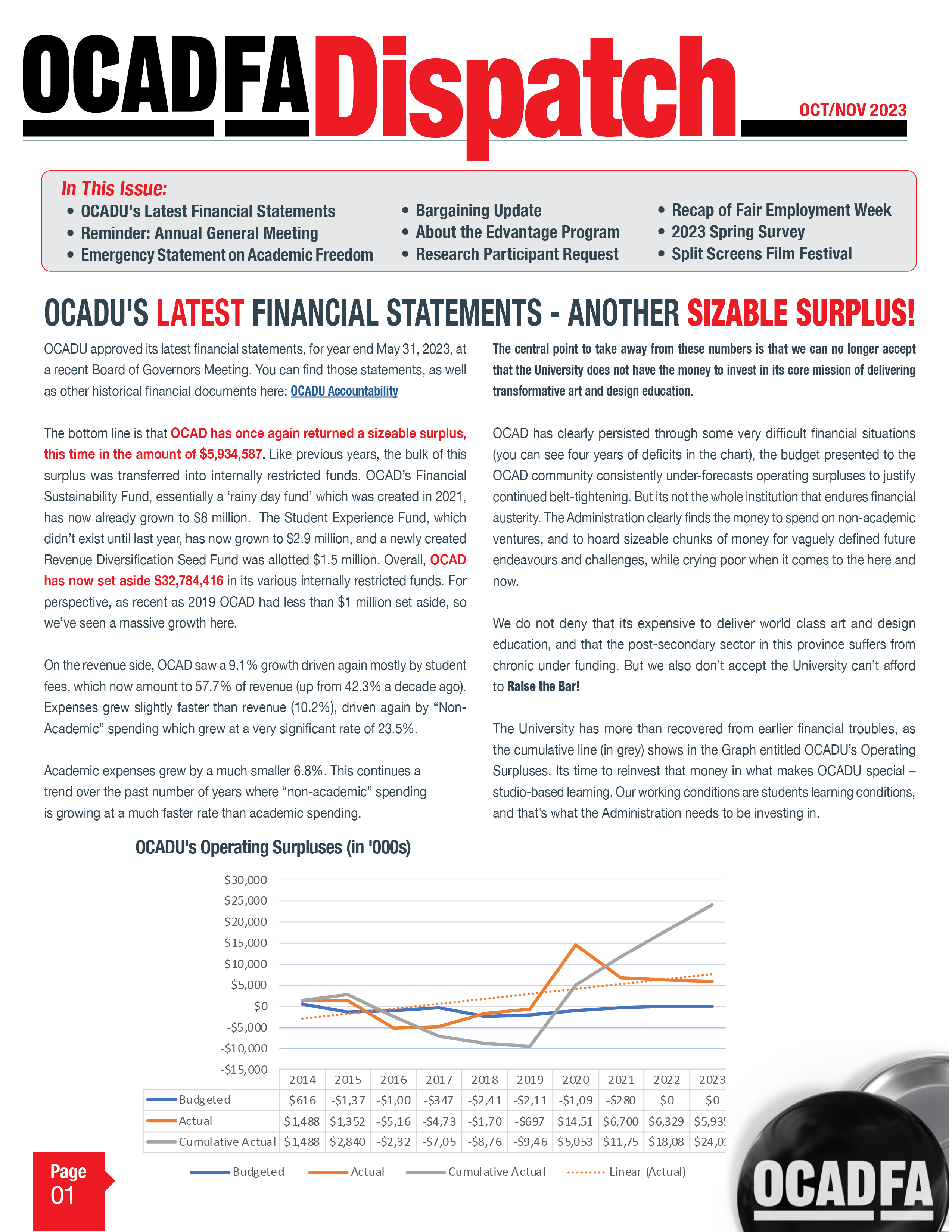 This is an image of the first page of the Dispatch which can be read in the link attached.