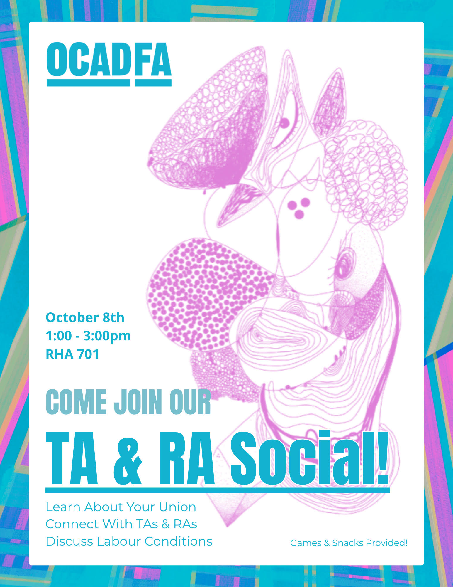TA & RA Drop-in Event (8 Oct)